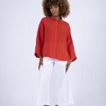 bright red